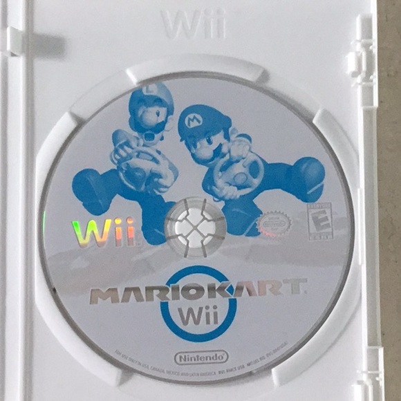 Mario Kart Wii & Wheels Nintendo Wii Game 2 Racing Wheel - Picture 7 of 11